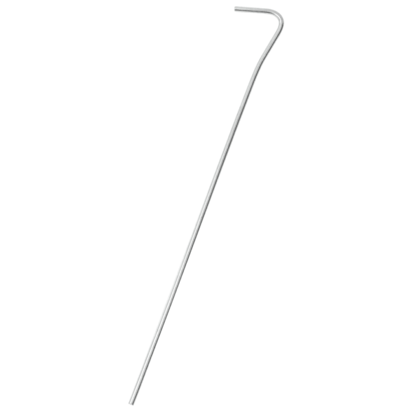 Tsingitud terasest telgivaiad konksuga, 25 tk, 23 cm, Ø3 mm - 2