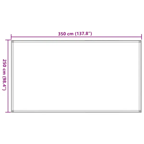 Telgivaip HDPE, ilmastikukindel, antratsiithall/valge, 250 x 350 cm – 7