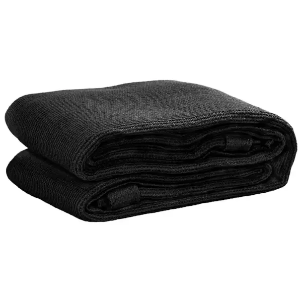 Ilmastikukindel telgivaip haagissuvila varikatuse alla, must, 300 x 400 cm, HDPE – 2
