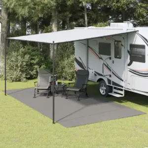 Telgivaip PVC-vahtkattega polüestervõrgust, antratsiithall, 6 x 3 m
