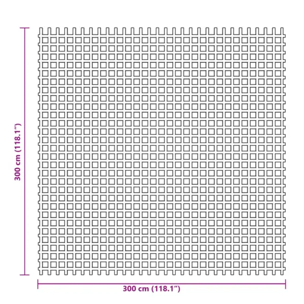 Telgivaip telgi ja haagissuvila varikatuse alla, PVC-vahtkattega, 3 x 3 m, antratsiithall – 7