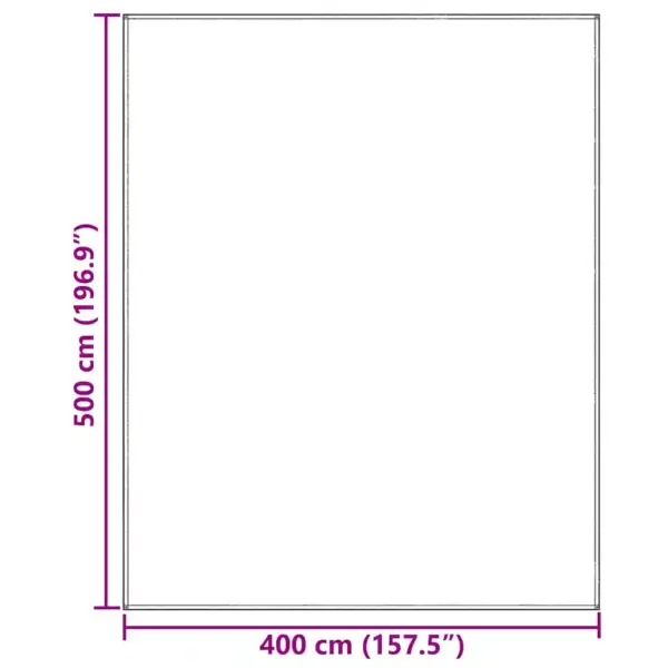 Helehall telgivaip ilmastikukindlast polüetüleenist, 500 x 400 cm – 9