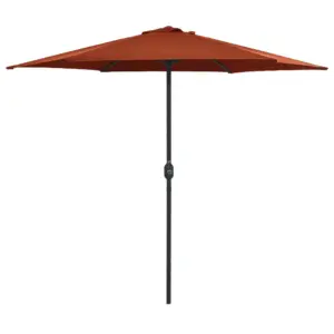 Aia päikesevari terrakota, alumiiniumpostiga, 270 cm