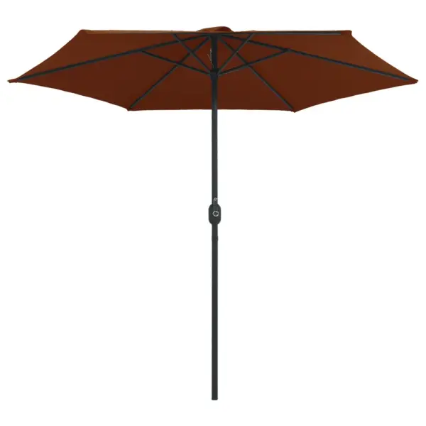 Aia päikesevari terrakota, alumiiniumpostiga, 270 cm - 3