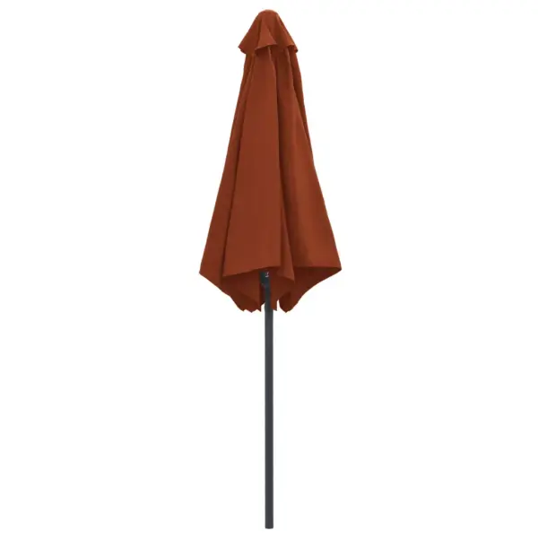 Aia päikesevari terrakota, alumiiniumpostiga, 270 cm - 4