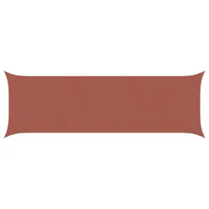 Ristkülikukujuline terrakota päikesepuri, 6 x 2 m, 100% Oxford-polüester