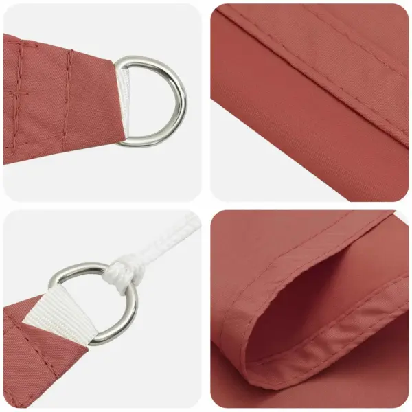 Ilmastikukindel päikesepuri terrakota, ristkülik, 6 x 2,5 m, 100% polüester Oxford – 4
