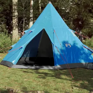 Sinine veekindel tipi matkatelk 4 inimesele, 367 x 367 x 259 cm