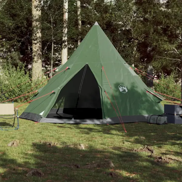 Veekindel tipi-matkatelk 4 inimesele, roheline, 367 x 367 x 259 cm – 3