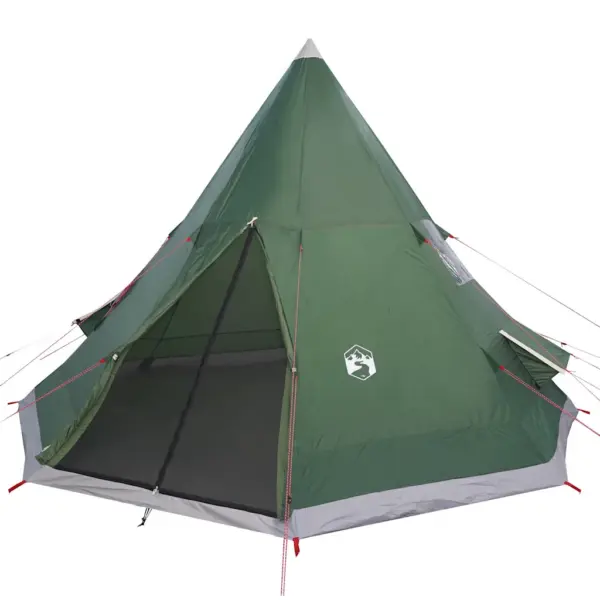 Veekindel tipi-matkatelk 4 inimesele, roheline, 367 x 367 x 259 cm – 4
