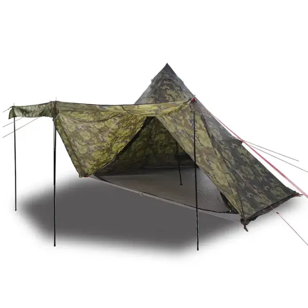 Veekindel tipi peretelk varikatusega, kamuflaaž, 8 inimesele, 486 x 486 x 280 cm – 2