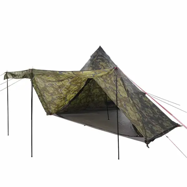 Veekindel tipi peretelk varikatusega, kamuflaaž, 8 inimesele, 486 x 486 x 280 cm – 3