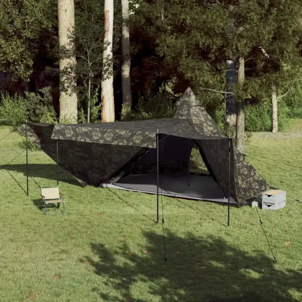 Veekindel tipi peretelk varikatusega, kamuflaaž, 8 inimesele, 486 x 486 x 280 cm – 4