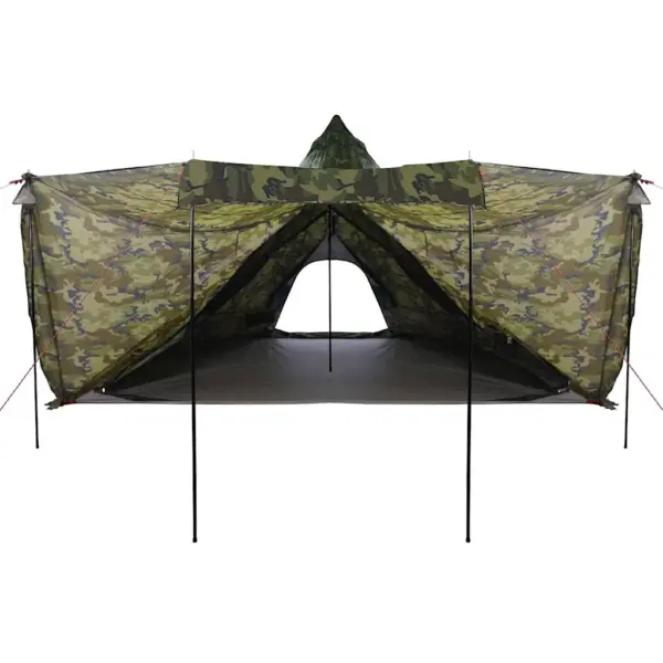 Veekindel tipi peretelk varikatusega, kamuflaaž, 8 inimesele, 486 x 486 x 280 cm – 6