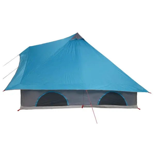 Tipi stiilis peretelk eeskatusega, 8-le, sinine taft, 358 x 296 x 258 cm – 5