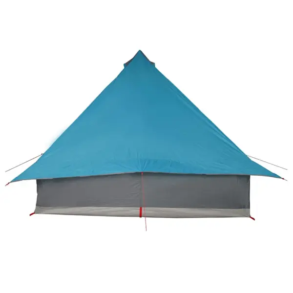 Tipi stiilis peretelk eeskatusega, 8-le, sinine taft, 358 x 296 x 258 cm – 6