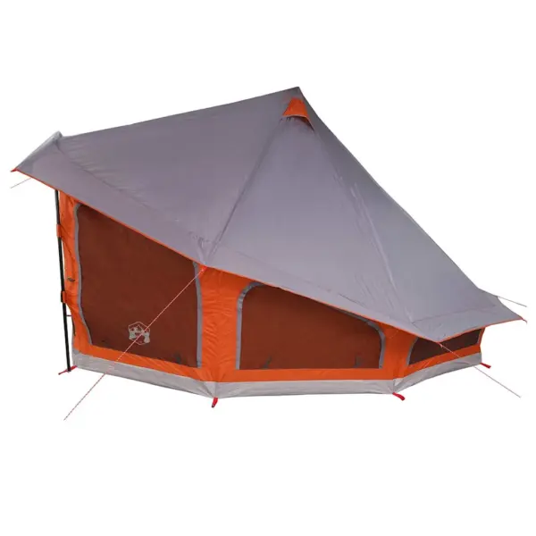 10-kohaline tipi peretelk katusega, hall ja oranž, taft, 508 x 470 x 300 cm – 5