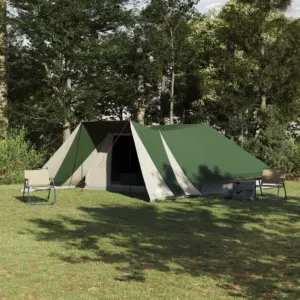 Tipi stiilis peretelk katusega, roheline taft, 12-le, 660 x 456 x 200 cm