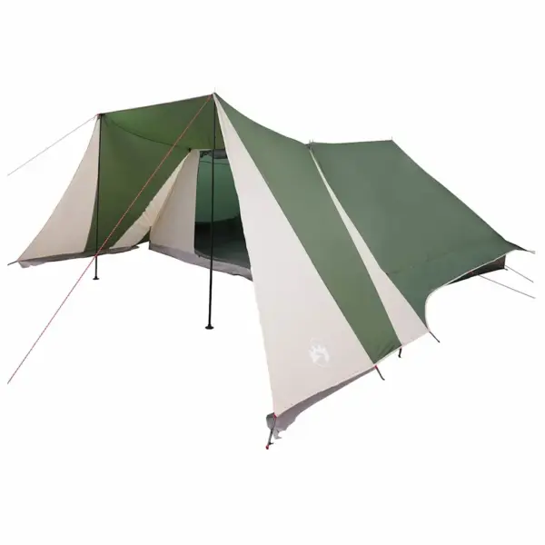 Tipi stiilis peretelk katusega, roheline taft, 12-le, 660 x 456 x 200 cm – 2