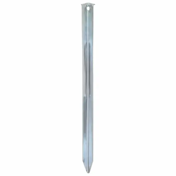 Tsingitud terasest telgivaiad, 24 tk, 30 cm, Ø20 mm, hõbedane - 4