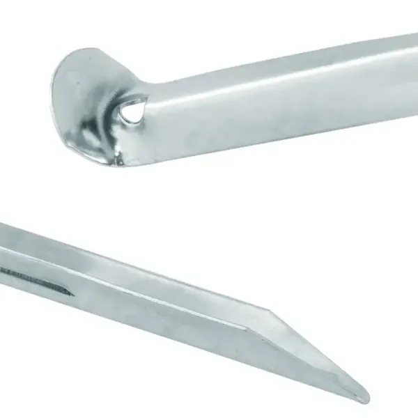 Telgivaiad tsingitud terasest, 24 tk, 17 cm, Ø20 mm, hõbedane – 6