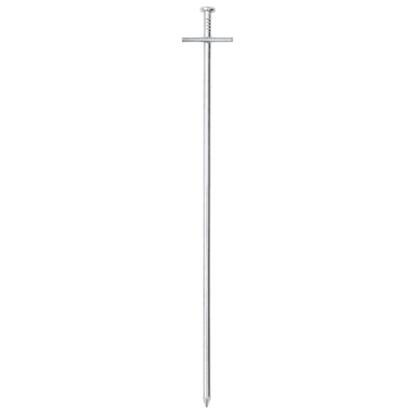 Tsingitud terasest telgivaiad T-otsaga, 24 tk, 29,5 cm, Ø 6 mm – 3