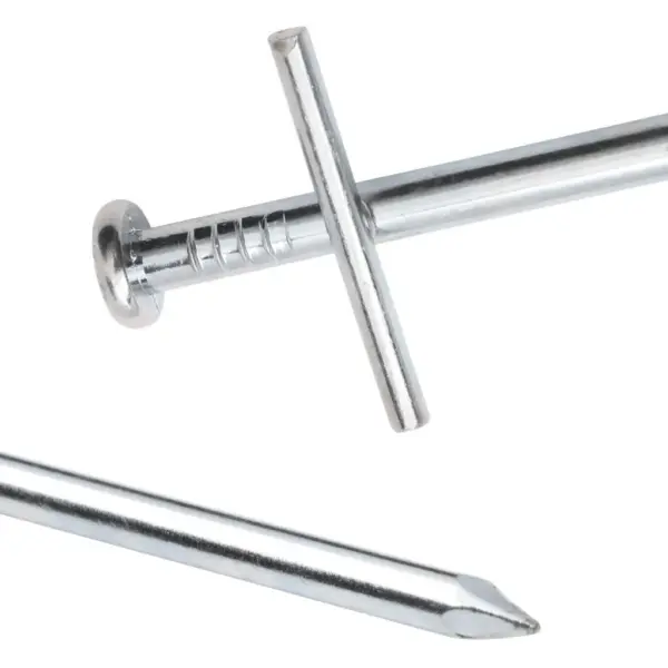 Tsingitud terasest telgivaiad T-otsaga, 24 tk, 29,5 cm, Ø 6 mm – 4
