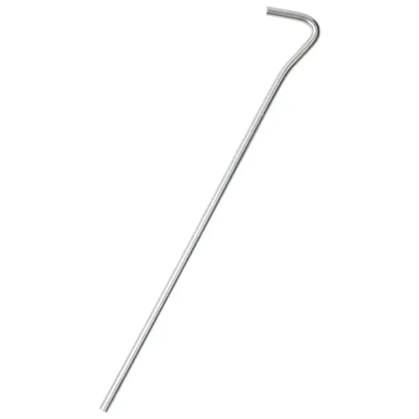 Tsingitud terasest telgivaiad konksuga, 25 tk, 23 cm, 5 mm – 2