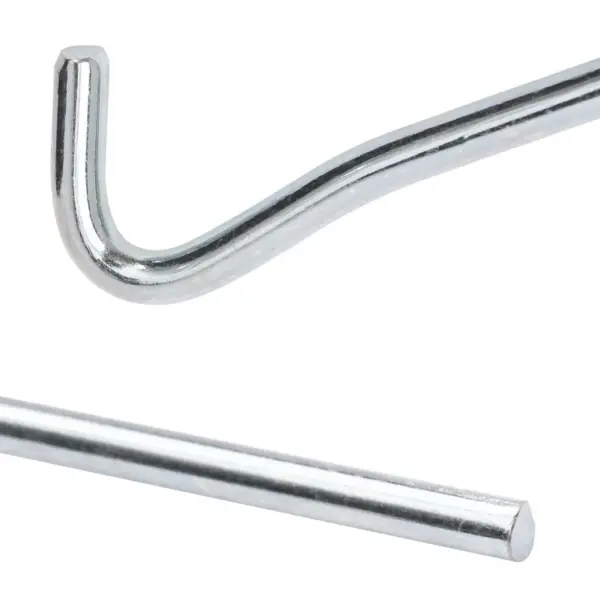 Telgivaiad tsingitud terasest, 25 tk, 23 cm, Ø 7 mm, hõbedased – 4