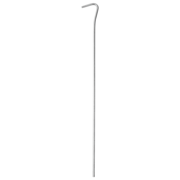 Tsingitud terasest telgivaiad konksuga, 25 tk, 30 cm, Ø 4 mm – 3