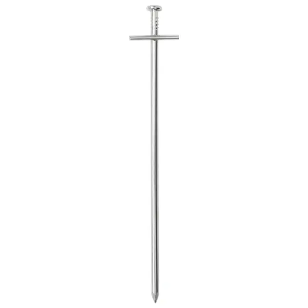 Tsingitud terasest telgivaiad T-peaga, 23 cm, 24 tk – 3