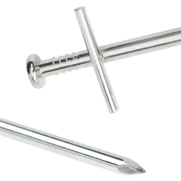 Tsingitud terasest telgivaiad T-peaga, 23 cm, 24 tk – 4