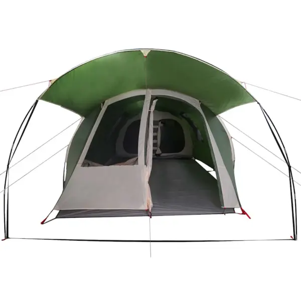 Tunnelitelk 4 inimesele verandaga, roheline/valge, 740 x 370 x 220 cm – 5