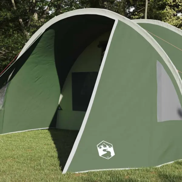Vettpidav tunnelitelk 5 inimesele verandaga, roheline / valge, 805 x 405 x 211 cm – 3