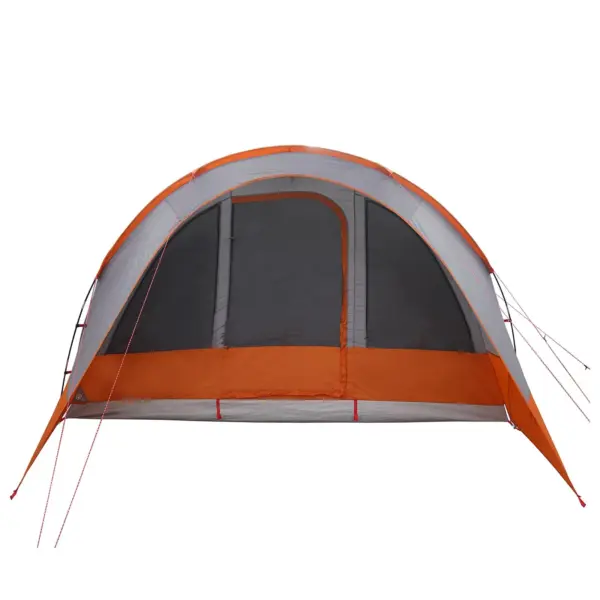 Tunnelitelk peredele, hall ja oranž, 560 x 395 x 212 cm, veekindel 185T polüester PU-kattega, eemaldatava ruumijagajaga – 4