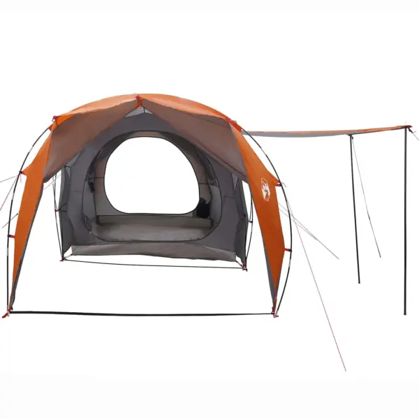 Tunnelitelk peredele ja gruppidele, hall/oranž, 562 x 265 x 216 cm, 185T polüester – 5