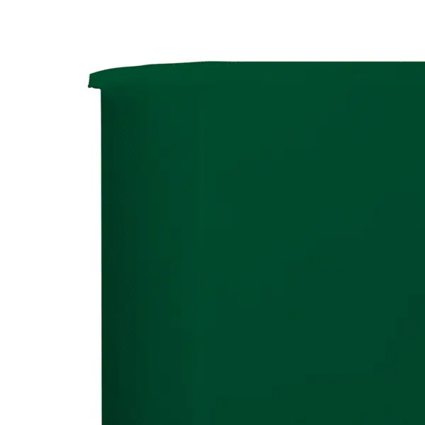Roheline tuulekaitse sein 3 paneeliga, mittekootud kangas, 400 x 80 cm - 4