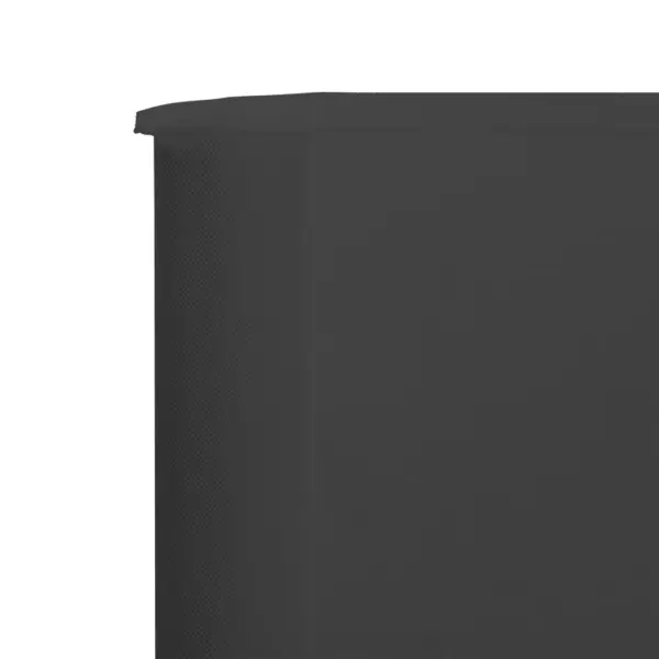 Tuulekaitse sein 3 paneelist, antratsiithall, mittekootud kangas ja puitpostid, 400 x 160 cm - 4