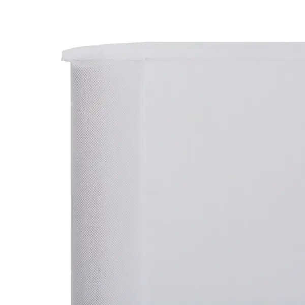 Tuulekaitse sein 3 paneelist, mittekootud kangas ja puitpostid, liivabeež, 400 x 160 cm - 5