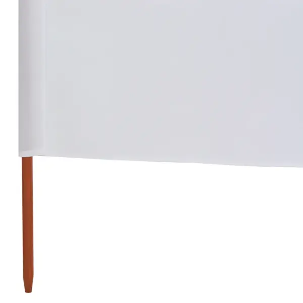 Tuulekaitse sein 6 paneelist, mittekootud kangas, 600 x 120 cm, liivabeež - 5