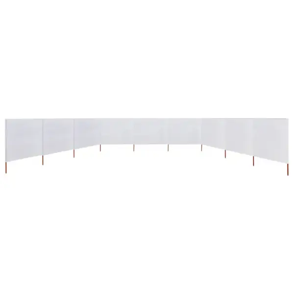 Tuulekaitse sein 9 paneeliga, mittekootud kangas, 1200 x 120 cm, liivabeež - 3