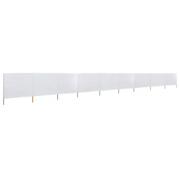 9-paneeliline tuulekaitse sein liivabeežist kangast, 1200 x 160 cm - 2