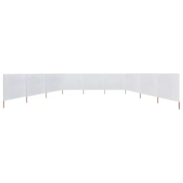 9-paneeliline tuulekaitse sein liivabeežist kangast, 1200 x 160 cm - 3