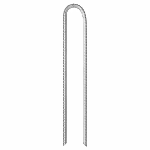 U-kujulised telgivaiad, tsingitud teras, 37 cm, Ø10 mm, 12 tk - 2