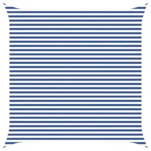 UV-kindel kandiline päikesepuri, sinine-valge, 4,5 x 4,5 m, polüester oxford