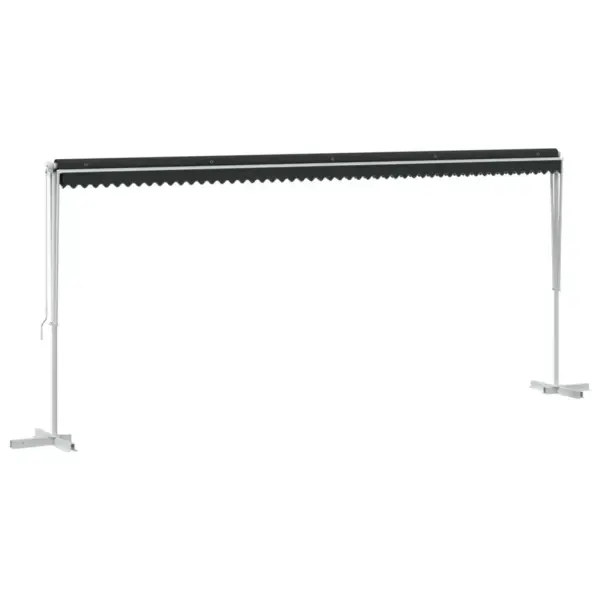 Vabaltseisev terrassivarikatus, antratsiit, 6 x 3 m, polüester – 3