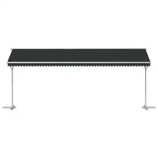 Vabaltseisev terrassivarikatus, antratsiit, 6 x 3 m, polüester – 4