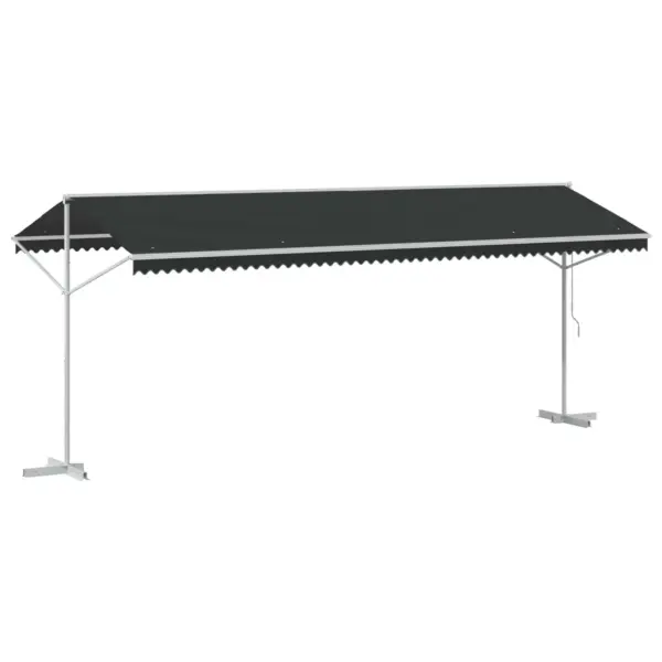 Vabaltseisev terrassivarikatus, antratsiit, 6 x 3 m, polüester – 6