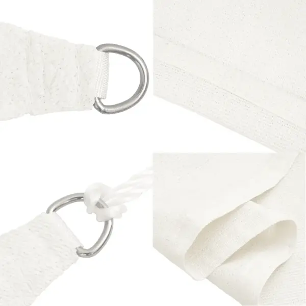 HDPE päikesepuri, kandiline, 3,6 x 3,6 m, valge – 6