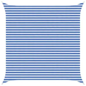 Kandiline HDPE varjupuri, sinine-valge, 4,5 x 4,5 m